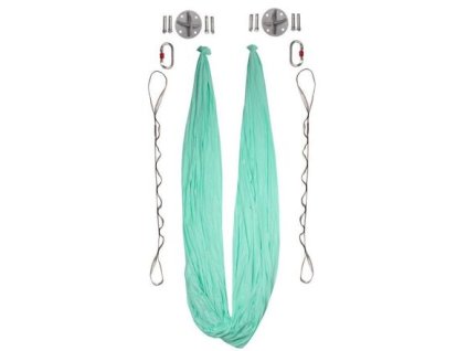 Yoga Hammock síť pro jógu zelená (varianta 42133)
