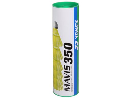 Mavis 350 badmintonové míčky zelená (Balení tuba 6 ks)