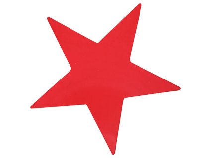 Star značka na podlahu červená (varianta 41508)
