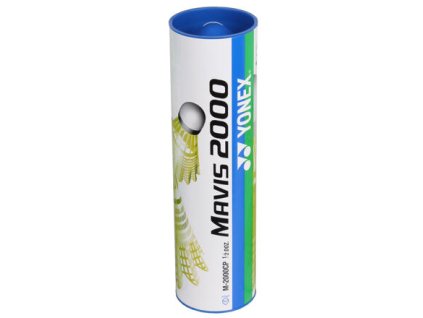 Mavis 2000 badmintonové míčky modrá (Balení tuba 6 ks)