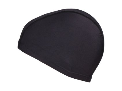 Polyester Cap plavecká čepice černá (Balení 1 ks)