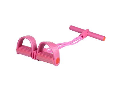 Expander Pull Softy posilovač s táhly růžová (Balení 1 ks)