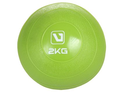 Weight ball míč na cvičení zelená (Hmotnost 2 kg)