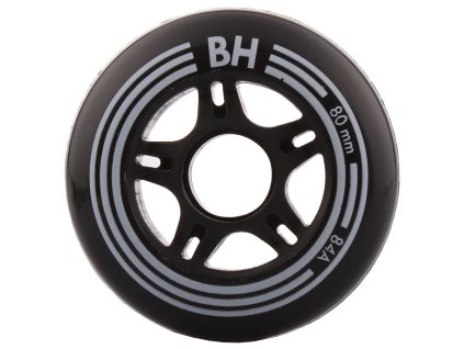 Black 80mm 84A in-line kolečko (varianta 39085)