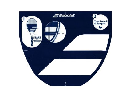 Logo Tenis šablona pro tenisové rakety (Balení 1 ks)