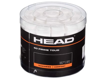 Prime Tour overgrip omotávka 0,6 mm bílá (Balení 1 ks)