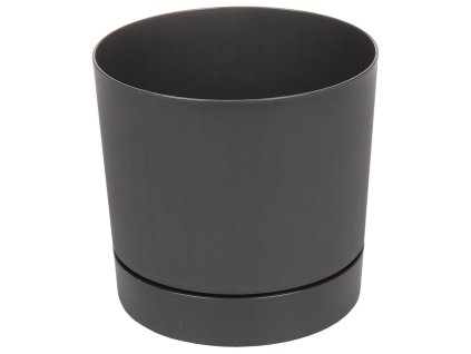 Oliver dekorativní květináč 18 antracitová (Průměr 18 cm)