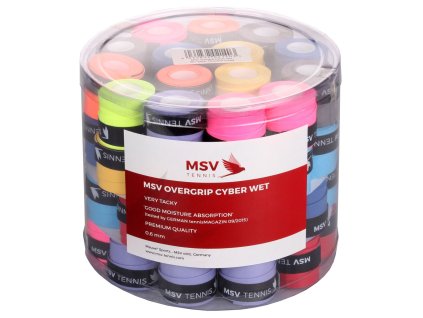 Cyber Wet overgrip 60 ks tl. 0,6 mm MIX (Balení box 60 ks)