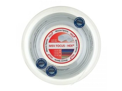 Focus HEX tenisový výplet 200 m stříbrná (Průměr 1,23)