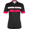 Clara 2.0 cyklistický dres černá-růžová (Velikost oblečení L)