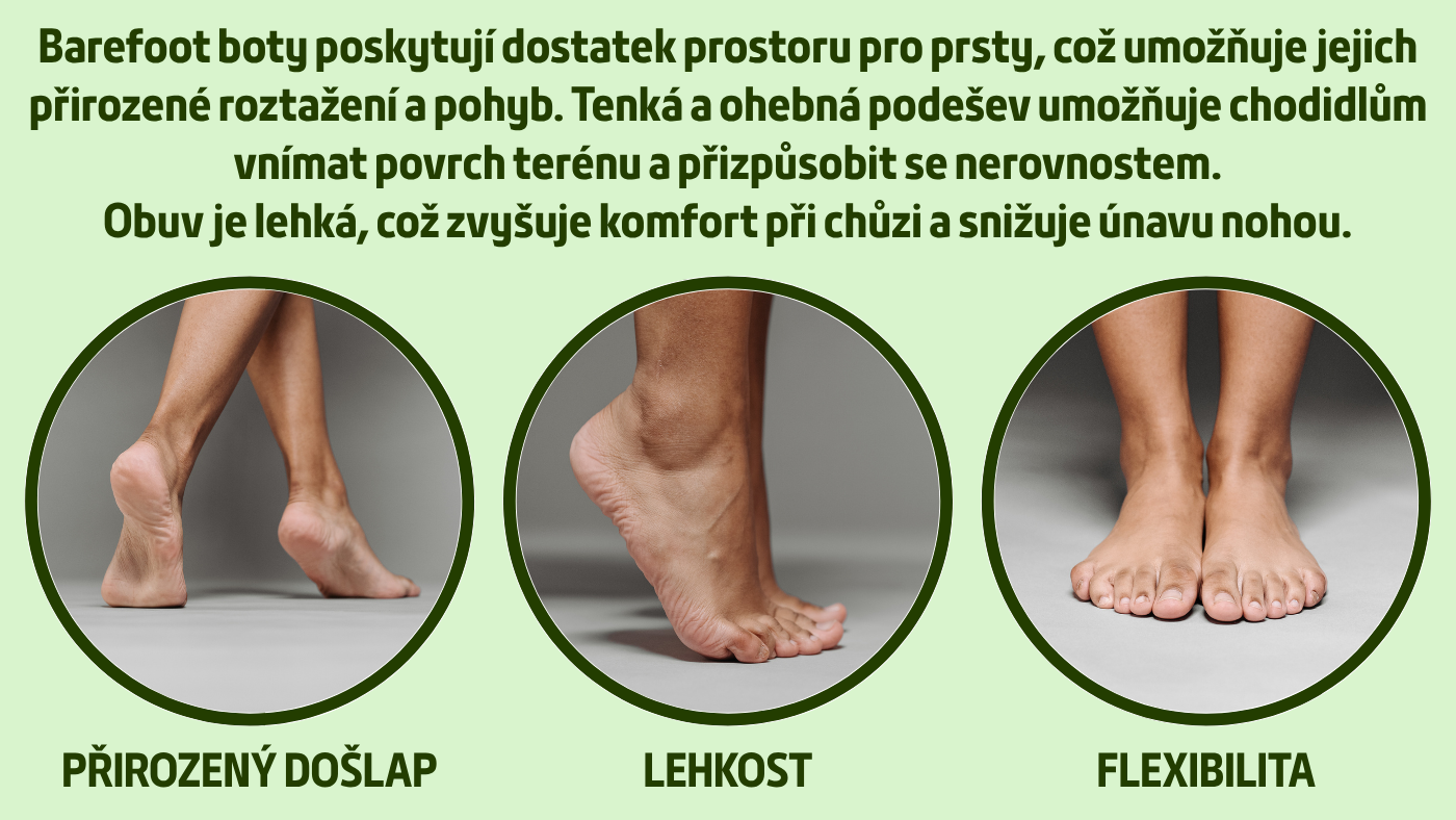 Jak správně přejít na barefoot obuv