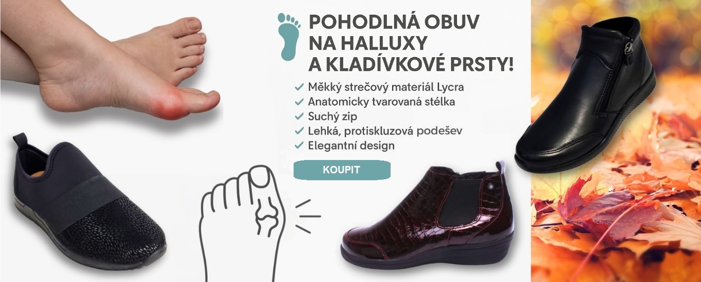 Zdravotní obuv na halluxy