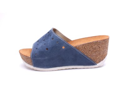 MEDI LINE Patrizia dámské pantofle 1383 modré