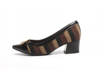 Piccadilly MAXI dámské lodičky 744092-8 hnědé