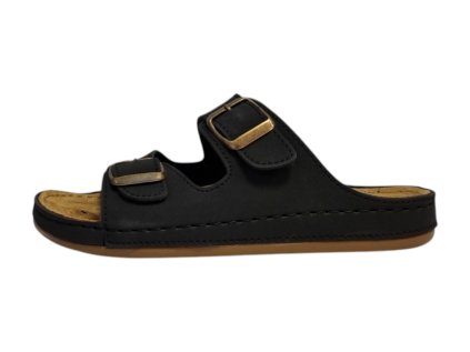 Mediline pánské pantofle S182.002 černé