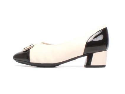 Piccadilly MAXI dámské lodičky Joanete 322036-1 krémové