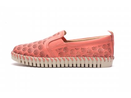 Bottero dámské kožené espadrilky 330801 FLAMINGO