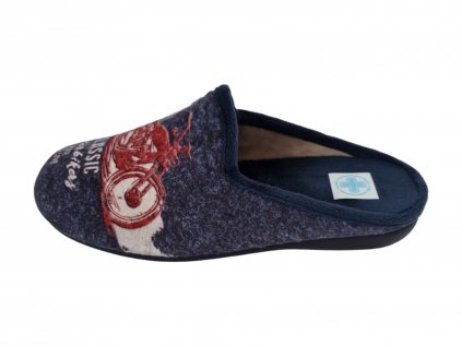 MEDI LINE pánské pantofle 5179 marino