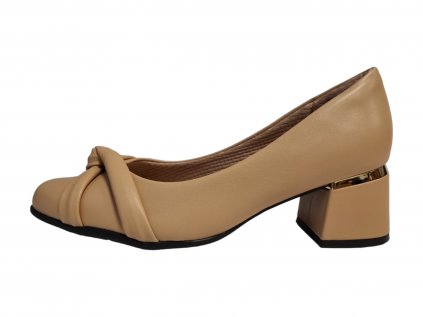 Piccadilly MAXI dámské lodičky WIDEFIT 748002-13 béžové