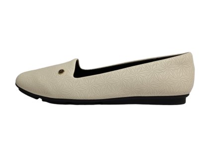 Piccadilly MAXI baleríny 122007-3 krémové