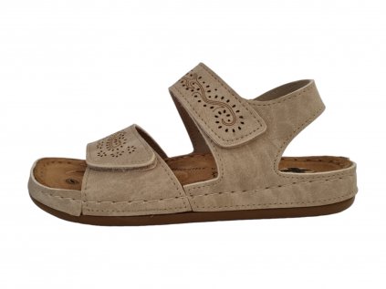 MEDI LINE dámské sandály 39-24 béžové