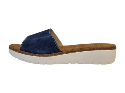 MEDI LINE Patrizia dámské pantofle A05 Denim modré