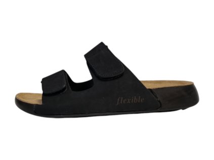 Mediline dámské pantofle 9873DD 108 -S182- černé