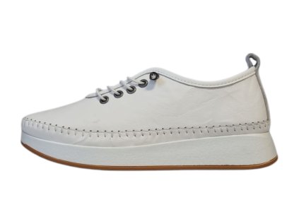 Urban ladies dámské kožené polobotky 400 bílé