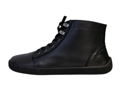 beBare pánská kotníková barefoot obuv OSLO 26009 černá