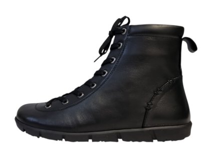 beBare dámská kotníková barefoot obuv HELSINKI 28001 černá