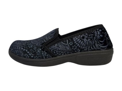 MEDI LINE dámské zdravotní bačkory 714 Sagrantino 6 černé