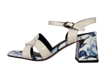 Ladies dámské kožené sandály MLE-718 bílé