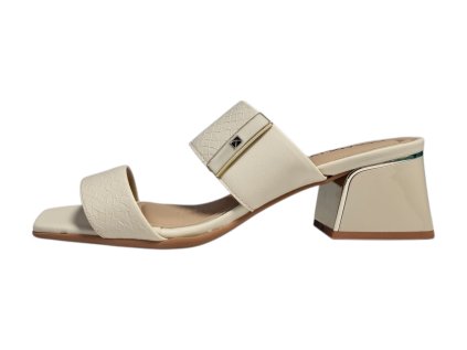 Piccadilly dámské pantofle 543081-3 krémové