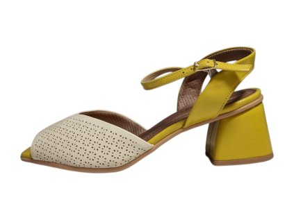 Piccadilly MAXI dámské sandály 715024-1 žluté