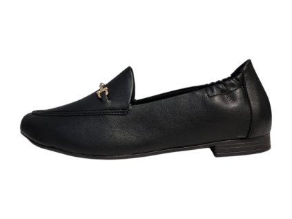 Piccadilly dámské mokasíny 104026-8 černé