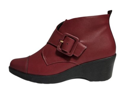 Piccadilly dámské kotníkové boty 181011-5 bordové