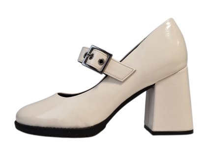 Piccadilly dámské polobotky 343008-2 krémové