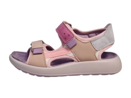 Imac dívčí kožené sandály 782230.01707-006 růžové