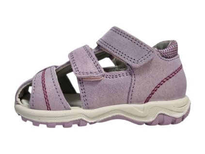 Imac dětské kožené sandály 783840.7211-006 fialové