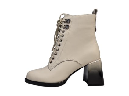 Ladies dámská kotníková obuv AZL2429 krémové