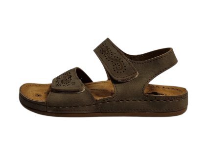 MEDI LINE dámské sandály 5601 N1 béžové