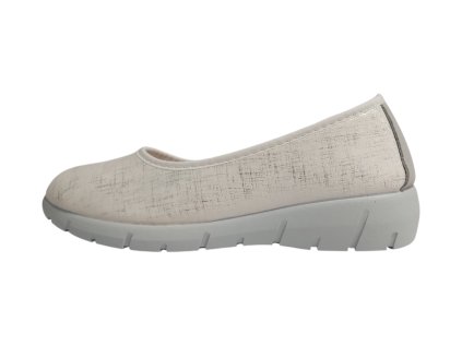 MEDI LINE dámské zdravotní baleríny 233129X bílé