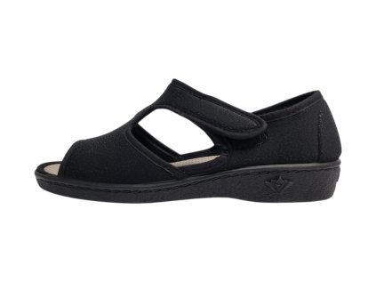 MEDI LINE dámské zdravotní sandály 631414 černé