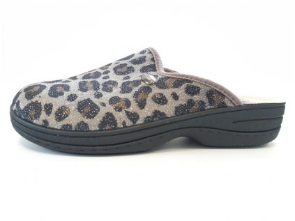 MEDI LINE dámské pantofle 514 Animaleur béžové