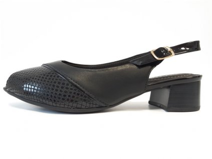 Piccadilly sandály 114023-3 černé
