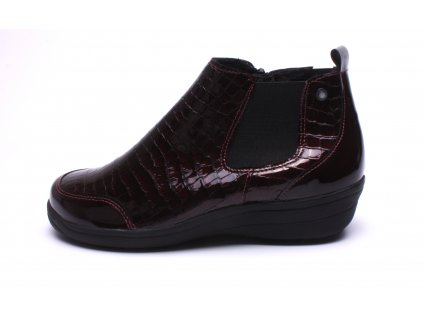 MEDI LINE dámské kotníkové boty Teresa 129 Bordo 901/955