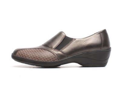 MEDI LINE dámské polobotky 206/6851 OLGA 41 Metal/Grey