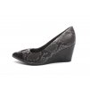 Piccadilly dámské lodičky 743004-3 černé/hadí