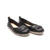 Bottero dámské kožené espadrilky 326031 PRETO