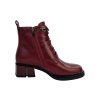 Ladies dámská kotníková obuv F854-009B bordová